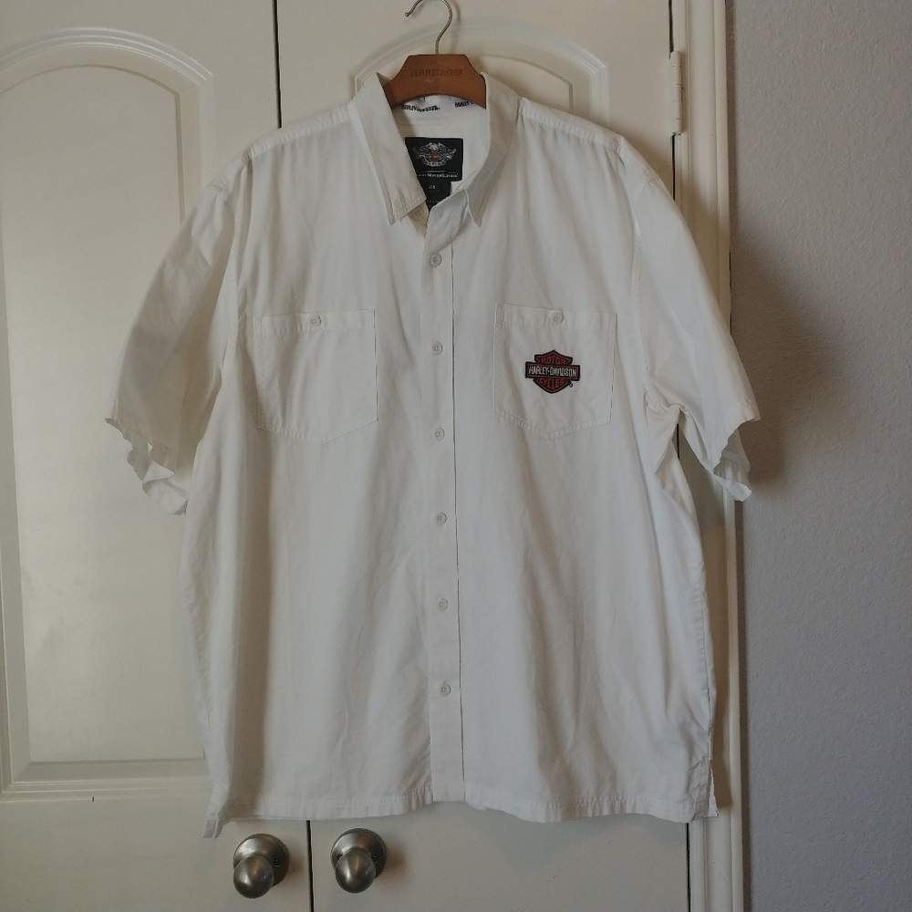 Harley-Davidson collared button down